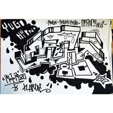 Graffiti Sketch in Hamburg - Photo by ROTOR80 - rotor, xlcrew, xl (2015)