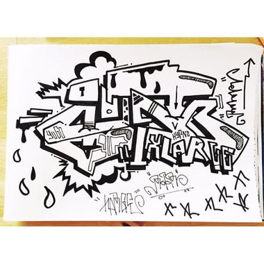 Graffiti Sketch in Hamburg - Photo by ROTOR80 - rotor, xlcrew, xl (2015)