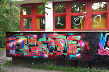 Graffiti Wall - Photo by ROTOR80 - rotor, xl, hamburg (2015)