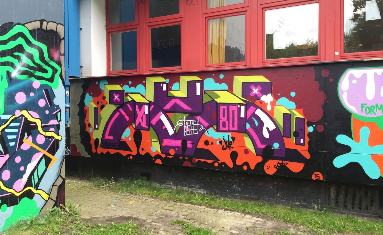 Graffiti Wall - Photo by ROTOR80 - rotor, xl, hamburg (2015)