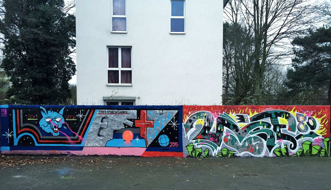 Graffiti Wall - Photo by ROTOR80 - lefty, gbrcrew, unoe1