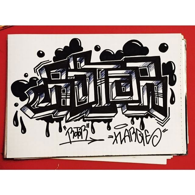 Graffiti Sketch in Hamburg - Photo by ROTOR80 - rotor, xlcrew, xl (2015)