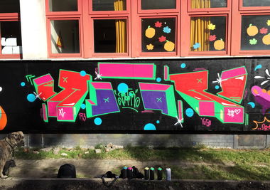 Graffiti Wall - Photo by ROTOR80 - hamburg, xlcrew, rotor (2015)