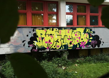 Graffiti Wall in Hamburg  - Photo by ROTOR80 - xl, rotor, hamburg (2015)