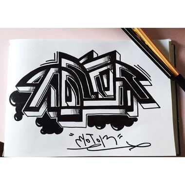 Graffiti Sketch in Hamburg - Photo by ROTOR80 - rotor, xlcrew, xl (2015)