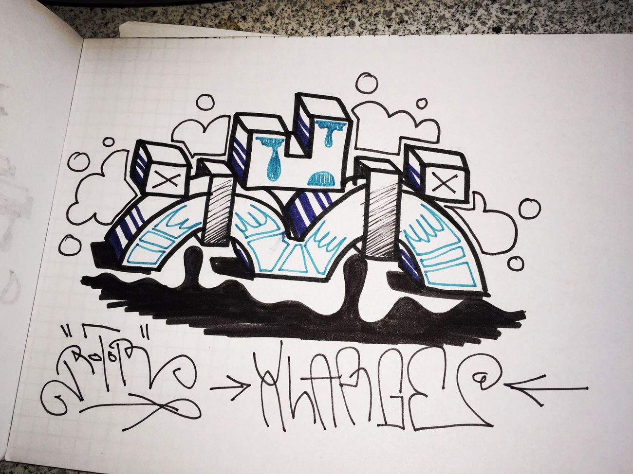 Graffiti Sketch - Photo by ROTOR80 - xlcrew, rotor (2015)
