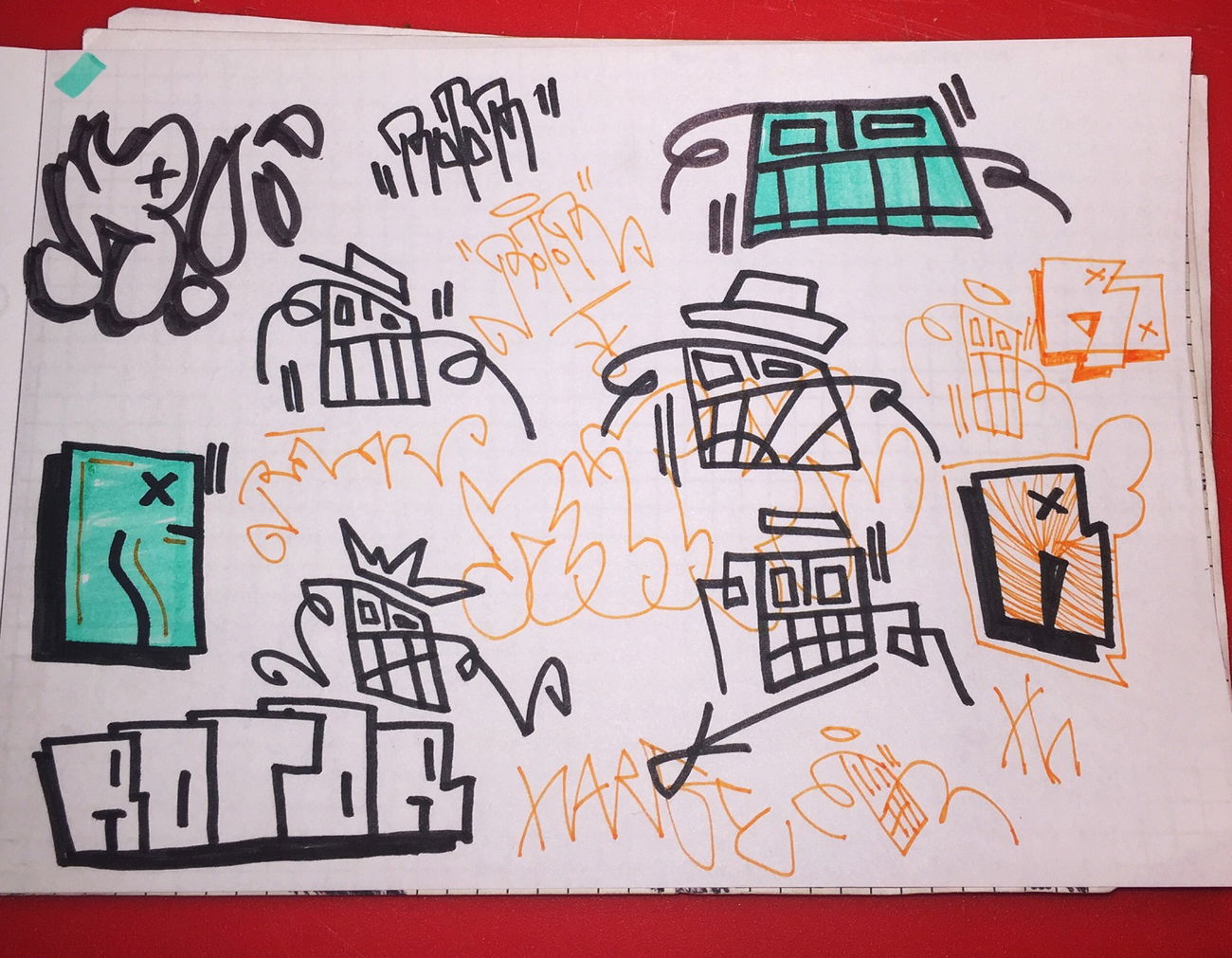 Graffiti Sketch - Photo by ROTOR80 - rotor, xlcrew, hamburg