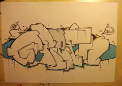 Graffiti Sketch - Photo by ROUGH - RGF (2013)