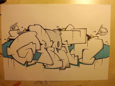 Graffiti Sketch - Photo by ROUGH - RGF (2013)