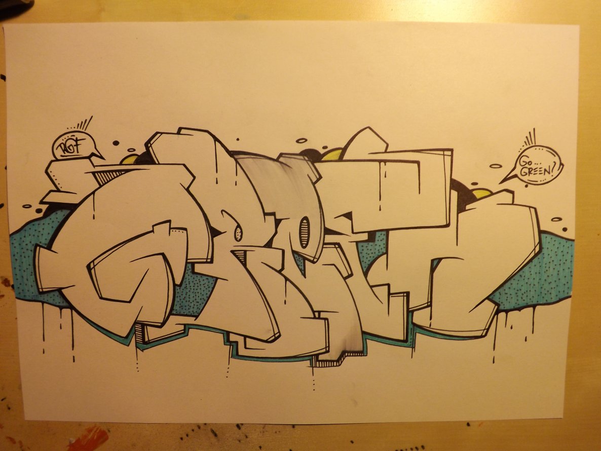 Graffiti Sketch - Photo by ROUGH - RGF (2013)