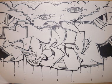 Graffiti Sketch - Photo by ROUGH - RGF