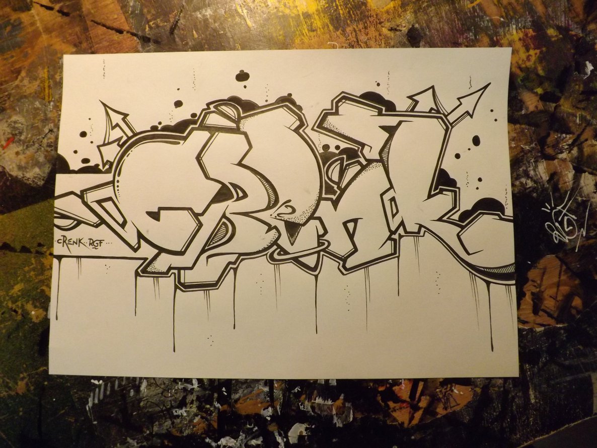 Graffiti Sketch - Photo by ROUGH - rgf (2014)