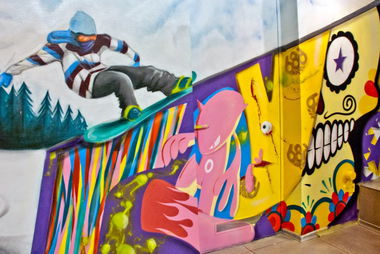 Graffiti Wall in Dnipropetrovs'k - Photo by ROY - Bumerang, Board, Shop (2012)