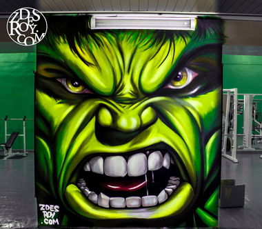 Graffiti Wall in Dnipropetrovs'k - Photo by ROY - hulk, roy, zdesroy (2013)