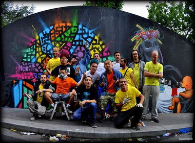 Graffiti Artwork in Paris - Photo by ROY - Roy, Lazoo, Wuze (2014)