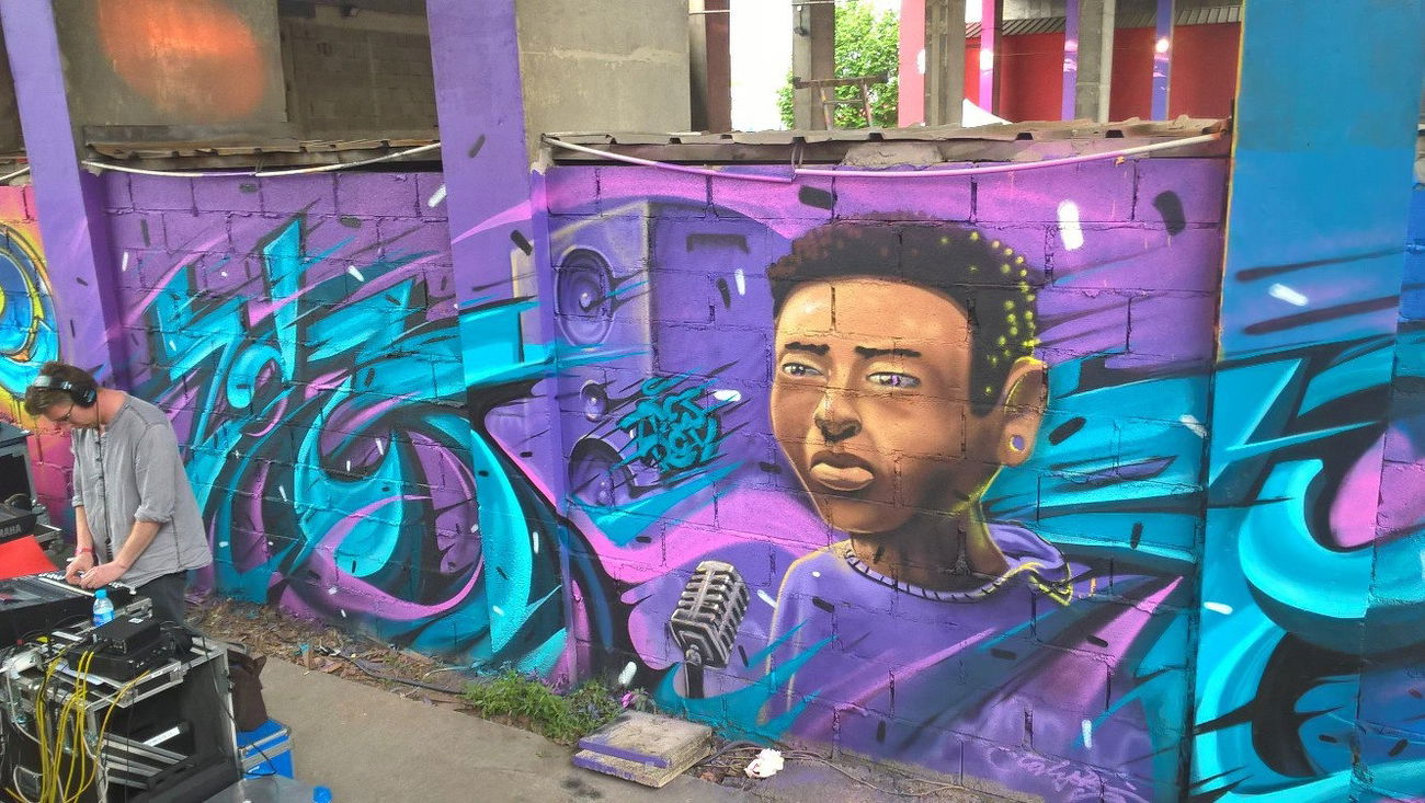 Graffiti Wall in Paris france - Photo by ROY - zdesroy, Paris, France (2016)