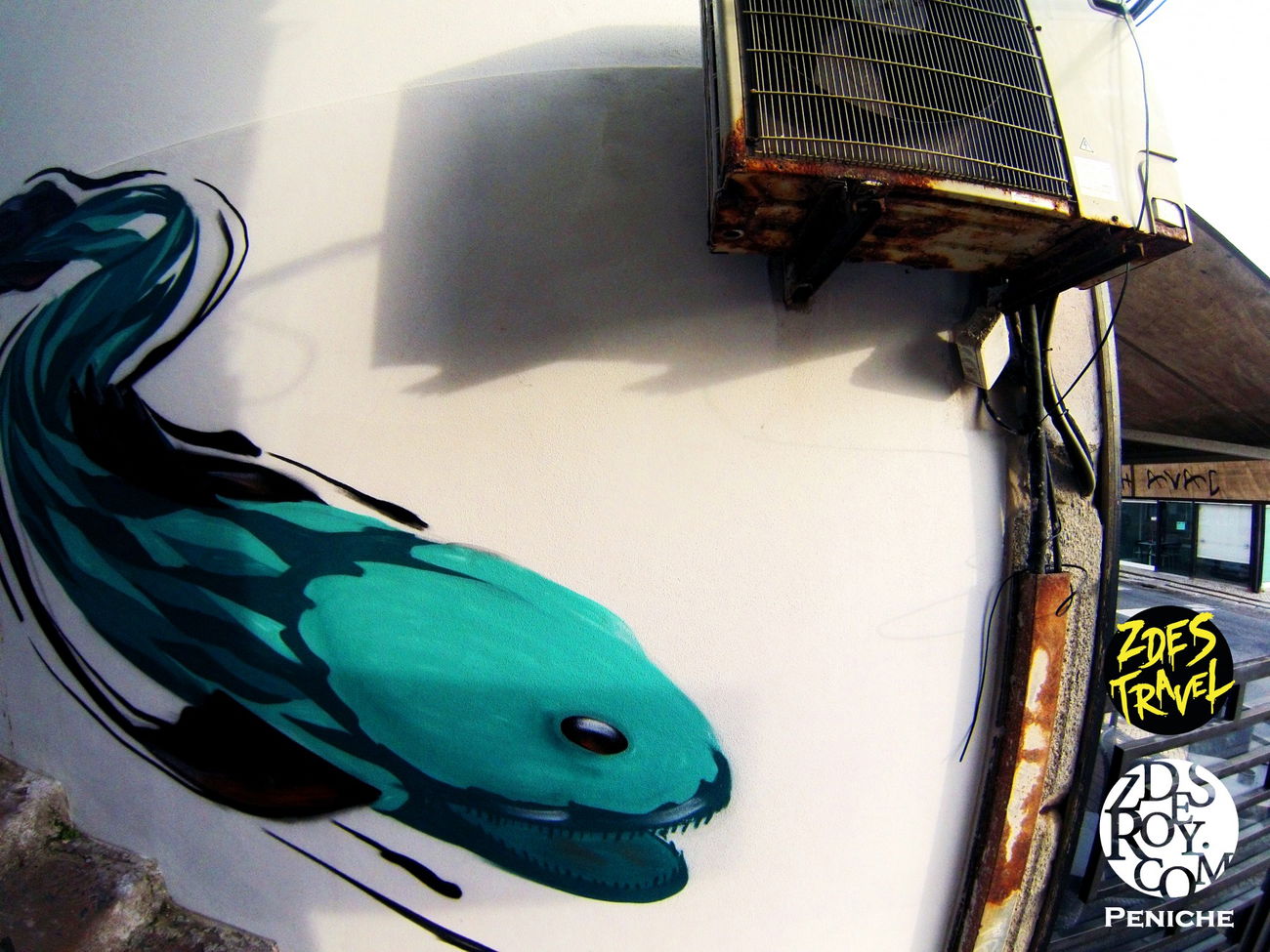 Graffiti Bombing in Rua Arquitecto Paulino Montez - Photo by ROY - Peniche, zdesroy, Portugal (2015)