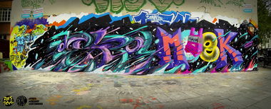 Graffiti Wall in Paris france - Photo by ROY - zdesroy, Paris, France (2016)