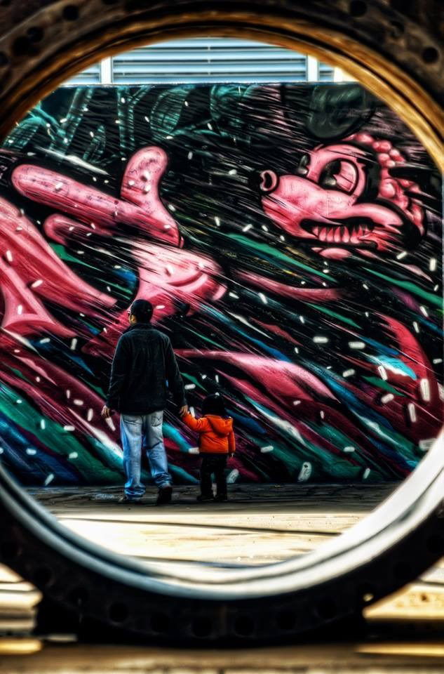 Graffiti Wall in Passeig De Lluís Companys - Photo by ROY - Barcelona, saturno, zdesroy (2015)