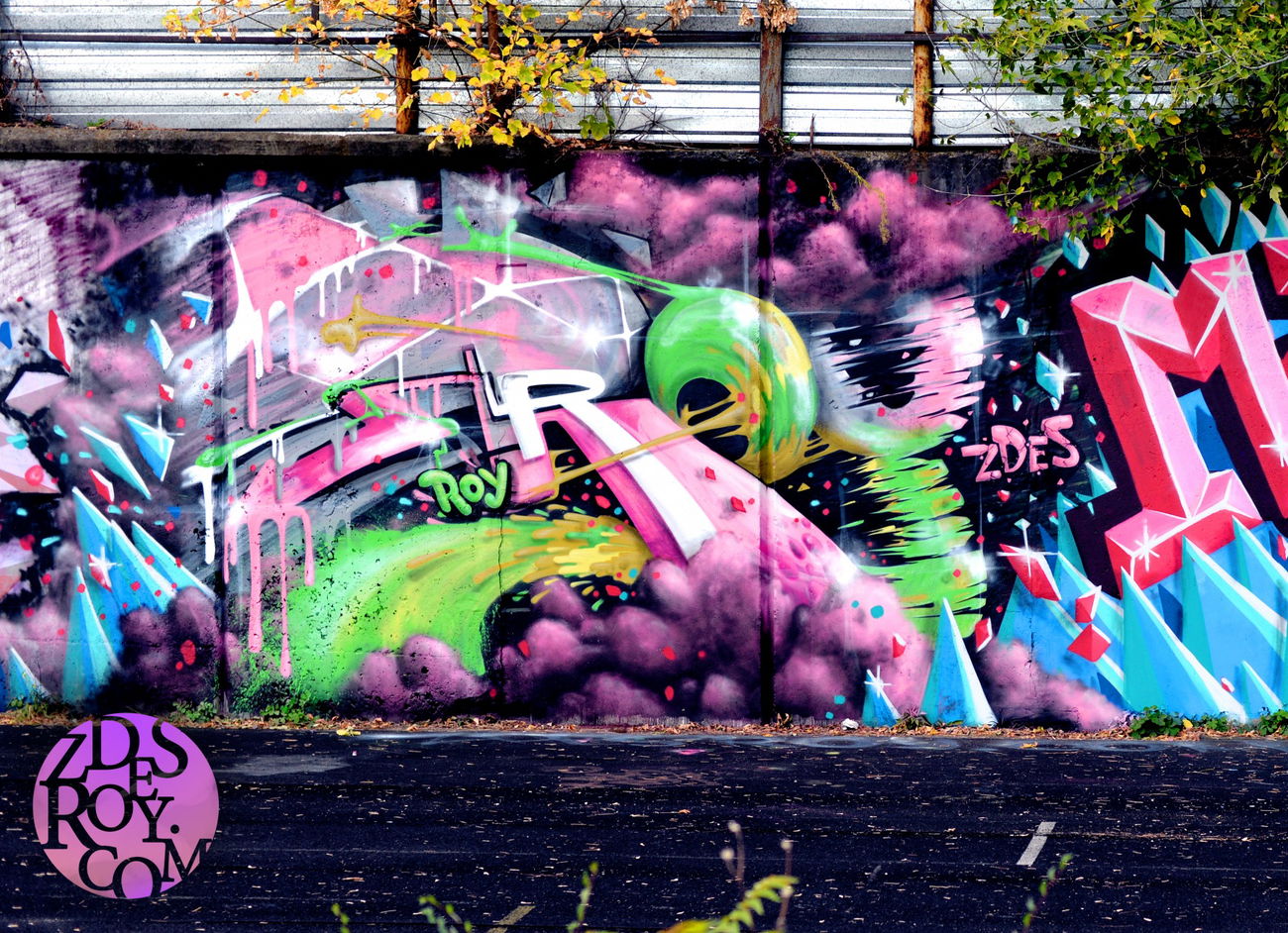 Graffiti Wall - Photo by ROY - zdesroy, roy, dnepr (2014)