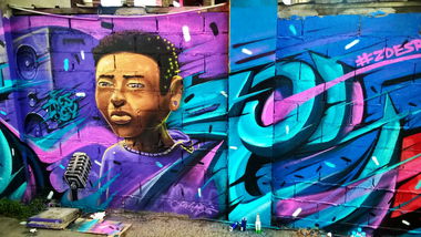 Graffiti Wall in Paris france - Photo by ROY - zdesroy, Paris, France (2016)