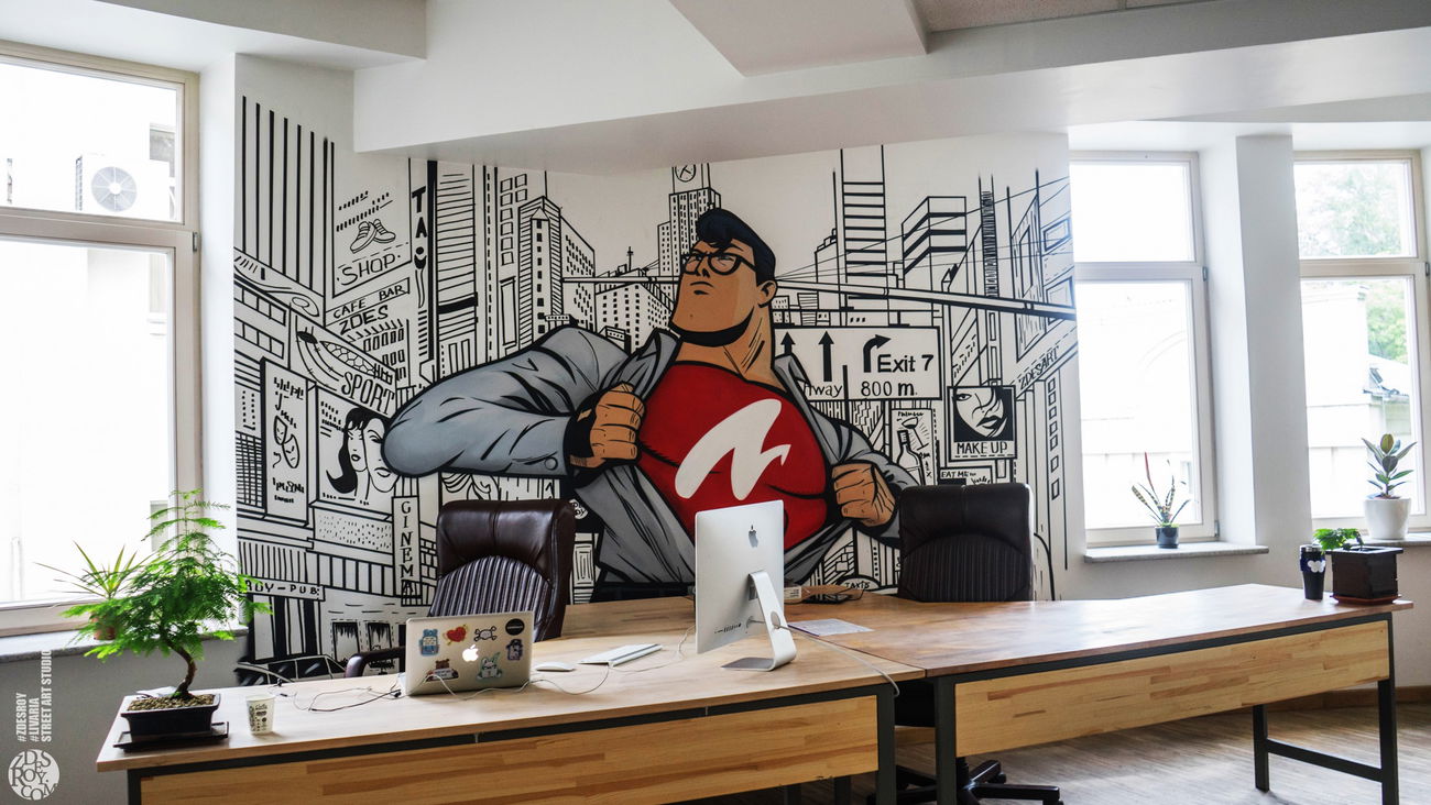 Graffiti Wall in Dnepr ukraine - Photo by ROY - zdesroy, comics, bombing (2016)