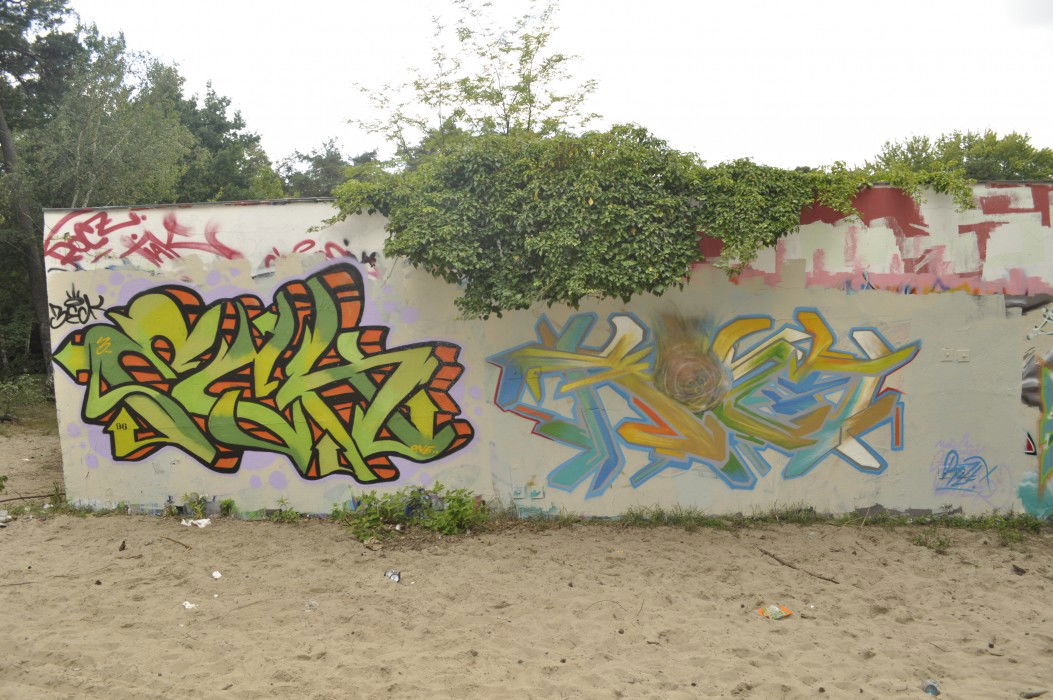 Graffiti in Rathenow - Photo by ROZE - Roze, 3eck