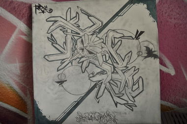 Graffiti Artwork in Rathenow  - Photo by ROZE - Roze