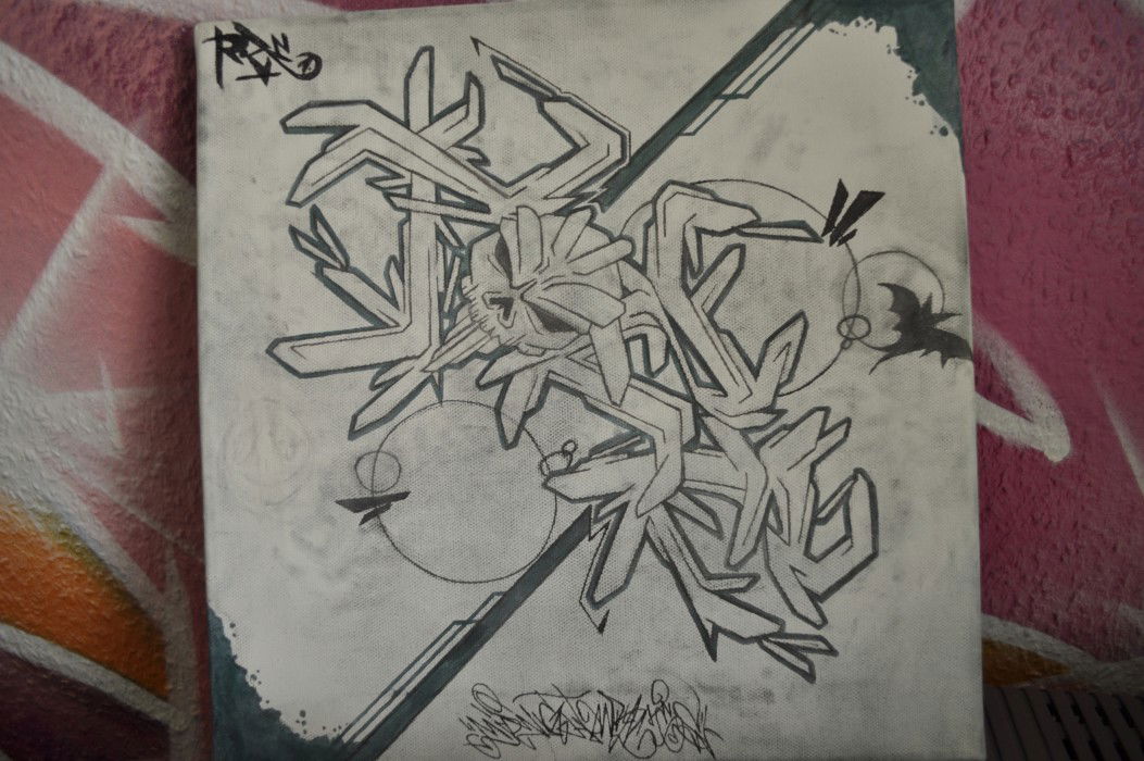 Graffiti Artwork in Rathenow  - Photo by ROZE - Roze