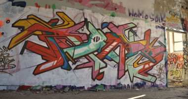 Graffiti Wall in Rathenow  - Photo by ROZE - Roze