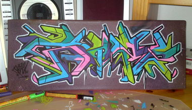 Graffiti Artwork in Rathenow  - Photo by ROZE - Roze