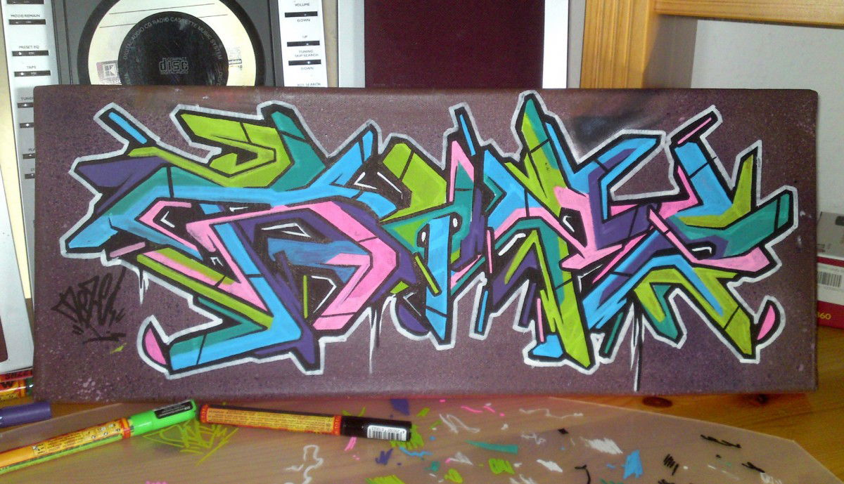 Graffiti Artwork in Rathenow  - Photo by ROZE - Roze