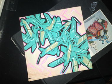 Graffiti Sketch in Rathenow  - Photo by ROZE - Roze