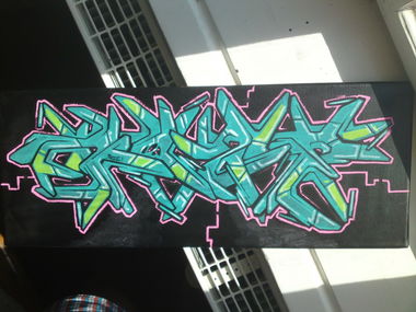 Graffiti Sketch in Rathenow  - Photo by ROZE - Roze