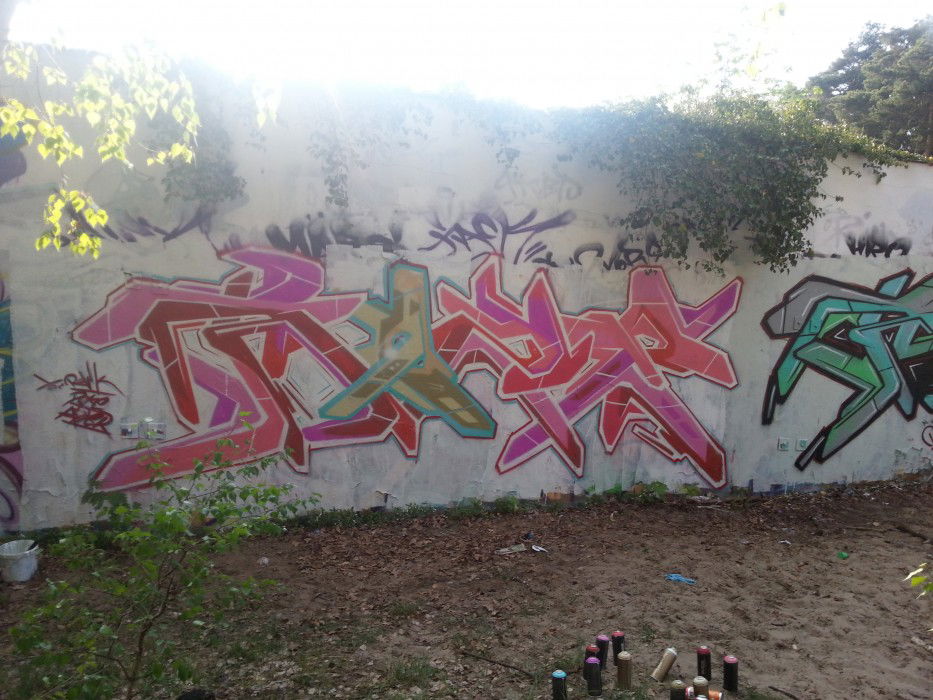 Graffiti Wall in Rathenow  - Photo by ROZE - Roze