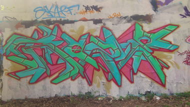 Graffiti Wall in Rathenow  - Photo by ROZE - Roze
