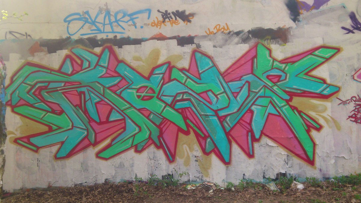 Graffiti Wall in Rathenow  - Photo by ROZE - Roze