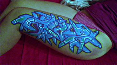 Graffiti Artwork in Böhne  - Photo by ROZE - Roze