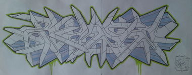 Graffiti Sketch - Photo by ROZE - Roze (2013)