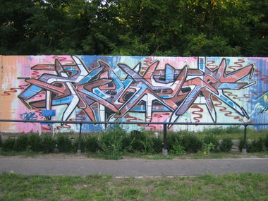 Graffiti Wall - Photo by ROZE - Roze, Mulk, Thek