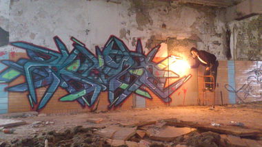 Graffiti Wall - Photo by ROZE - Roze, Hide (2013)