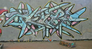 Graffiti Wall - Photo by ROZE - Roze, Fakt, Thek (2013)