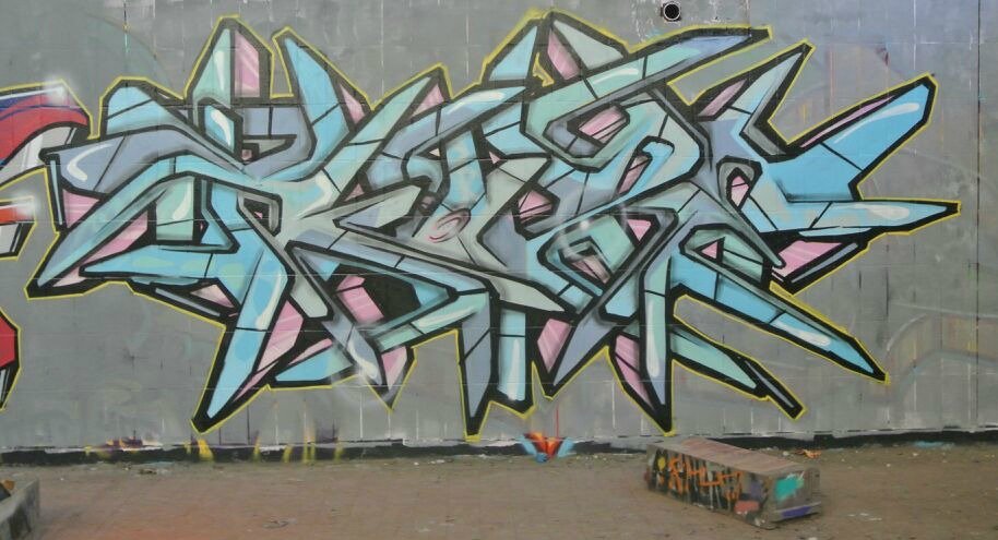 Graffiti Wall - Photo by ROZE - Roze, Fakt, Thek (2013)