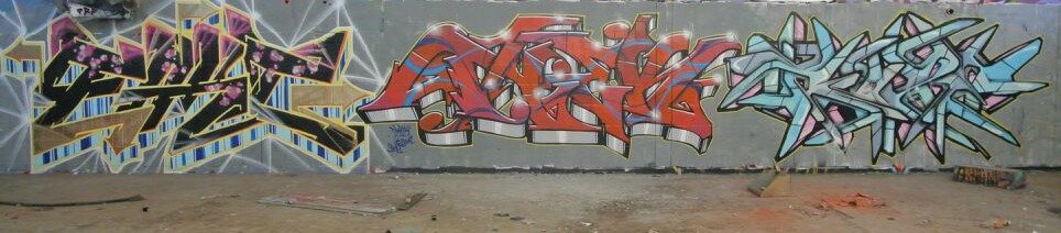 Graffiti Wall - Photo by ROZE - Fakt, Thek, Roze (2013)