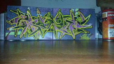 Graffiti Sketch - Photo by ROZE - Roze, Canvas (2013)
