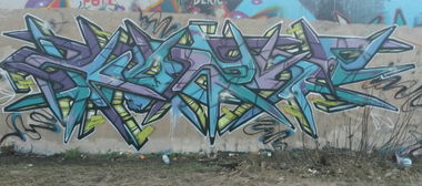 Graffiti Wall - Photo by ROZE - Roze, Sck, Ynk (2013)