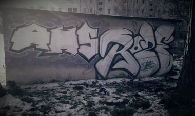 Graffiti Bombing - Photo by ROZE - Roze, Ego, Ahs (2014)