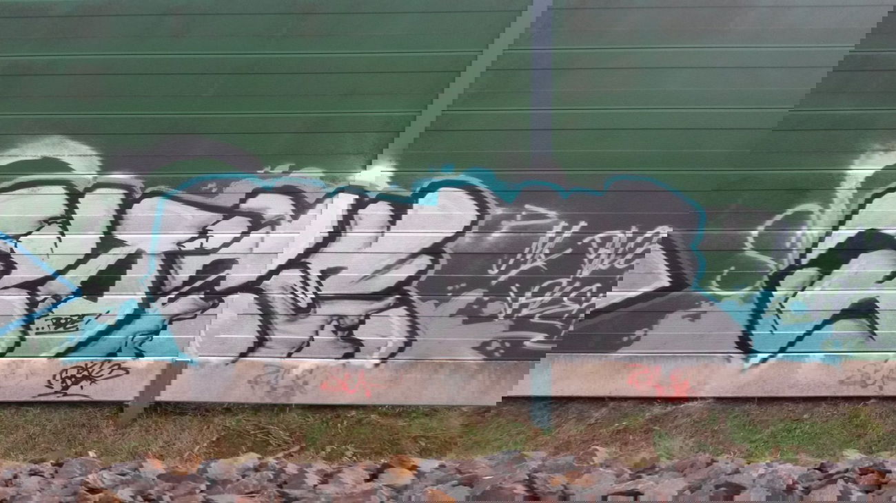 Graffiti Bombing - Photo by ROZE - Roze, Sck, Ynk (2014)