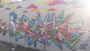 Graffiti Wall - Photo by ROZE - Roze, Vier, Thek (2014)