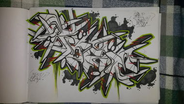 Graffiti Sketch - Photo by ROZE - Roze, Ahs (2014)